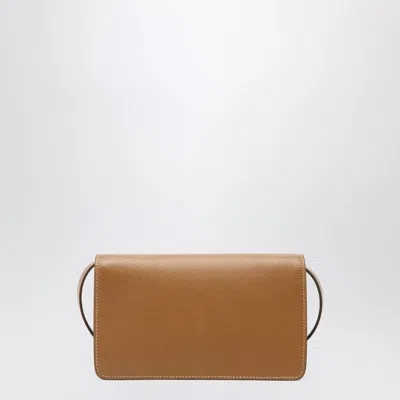 Prada Mini Caramel-coloured Bag In Saffiano In Gold