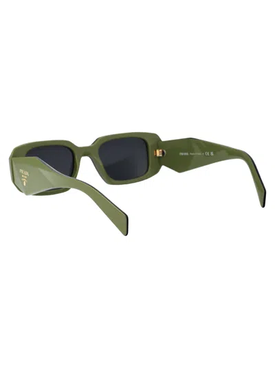 Prada 0pr 17ws Sunglasses In Green