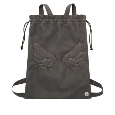 Subu X Coyseio Angel Wing Padding 'charcoal' In Gray