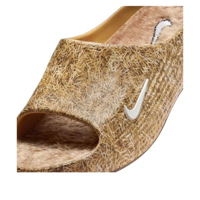 Nike X .swoosh Reactx Rejuven8 Slide 'touch Grass' In Brown