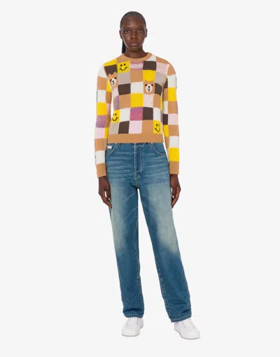 Moschino Wool And Cashmere Blend Pullover In Multi