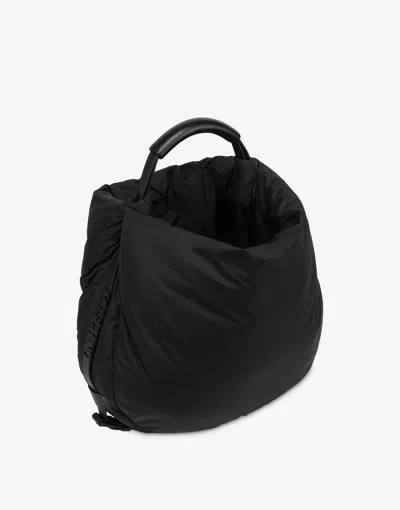 Moschino Handle Me Medium Hobo Bag In Black