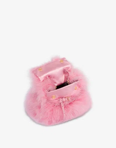 Moschino Tie Me Small Hand Bag In Pattern