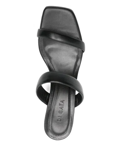 Di Gaïa X Louiza Cordelia Square-toe Heel Sandals In Black