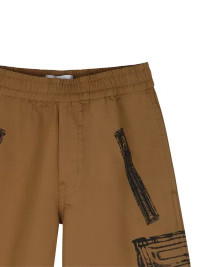 Marc Jacobs Trompe L'oeil Patch-pockets Shorts In Brown