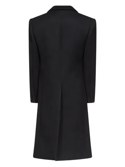Ludovic De Saint Sernin Double-breasted Coat In Black