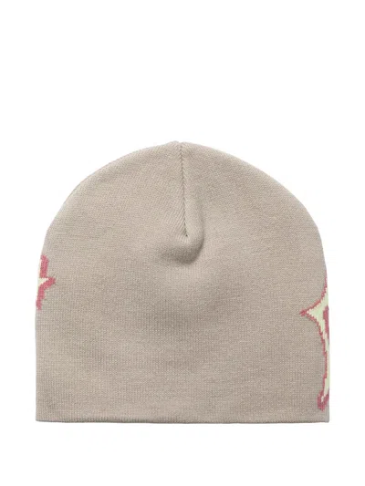 Carhartt Graphic-text Beanie Hat In Neutral