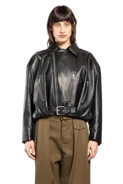 Loewe Biker Jacket In Nappa Lambskin In Black