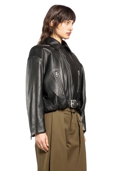 Loewe Biker Jacket In Nappa Lambskin In Black