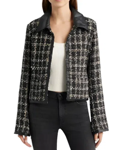 Rag & Bone Eloise Long Sleeve Blazer In Black Plaid In Multi