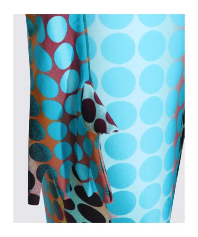 Jean Paul Gaultier Printed Zipper Jumpsuit In Multi