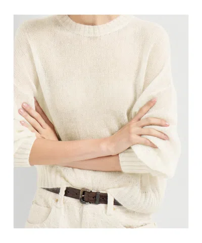 Brunello Cucinelli Long-sleeves Sweater In Neutral
