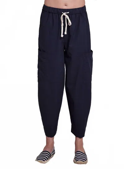 Sundry Pull On Jogger Pants In Deep Navy In Blue