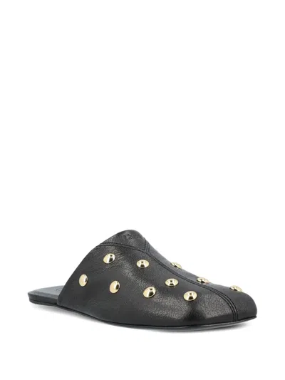 Chloé Studded Mules In Black