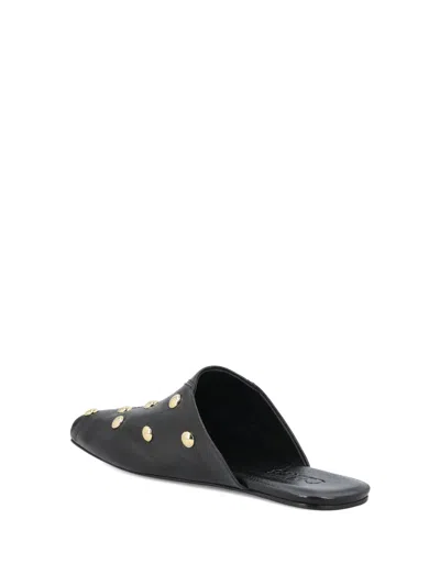 Chloé Studded Mules In Black