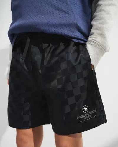 Abercrombie & Fitch Ypb Warm Up Shorts In Black