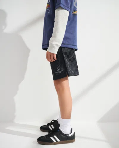 Abercrombie & Fitch Ypb Warm Up Shorts In Black