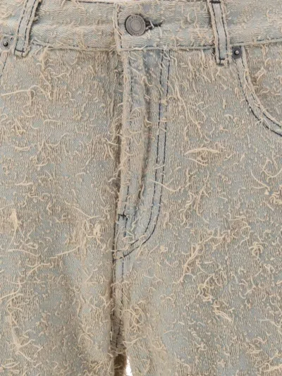 Haikure Jeans With Pilling Effect In Neutral