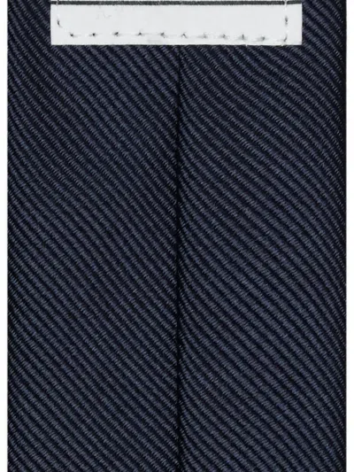 Thom Browne Logo-jacquard Silk Tie In Brown