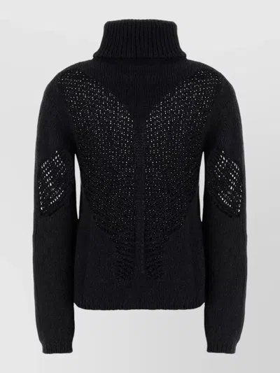 Our Legacy Wool Turtleneck Sweater Long Sleeves In Black