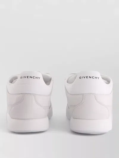 Givenchy White Calf Leather Bos Taurus Low Top Sneakers In Multi