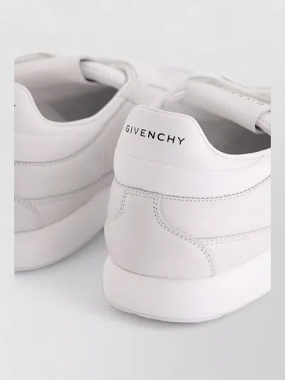 Givenchy White Calf Leather Bos Taurus Low Top Sneakers In Multi