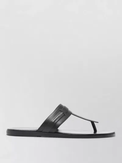 Tom Ford Flat Sandals Open Toe Single Strap In Black