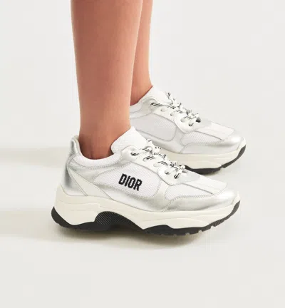 Dior Kids' Low-top Sneaker In Silver
