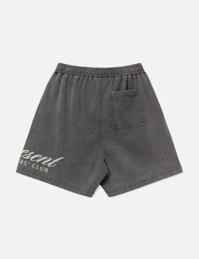 Represent Owners Club Script Mesh Shorts In Gray