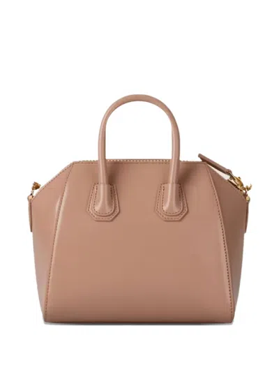 Givenchy Womens Blush Pink Gold Antigona Mini Leather Top Handle Bag In Neutral