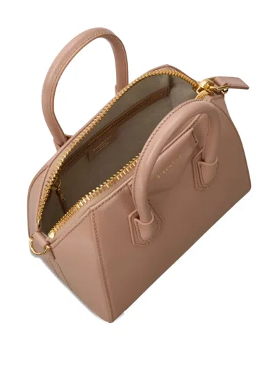 Givenchy Womens Blush Pink Gold Antigona Mini Leather Top Handle Bag In Neutral