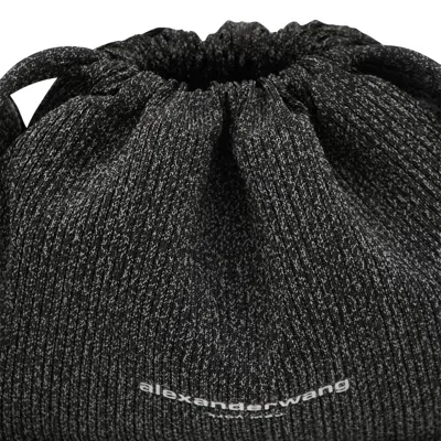 Alexander Wang Drawstring Top-handle Shoulder Bag In Black