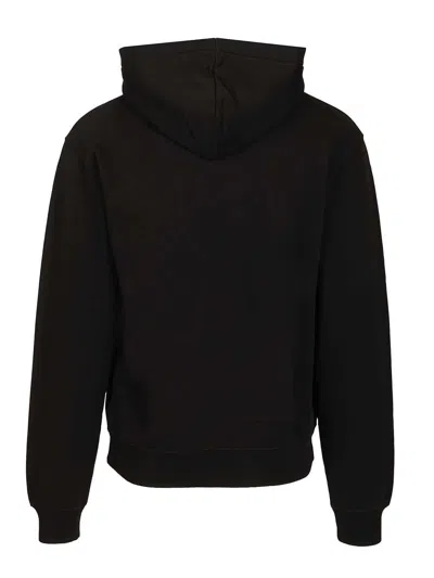 Jacquemus Cotton Fabric Hoodie With Long Sleeves In Black