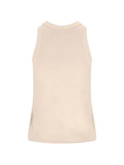 Brunello Cucinelli Cotton Tank Top In Neutral