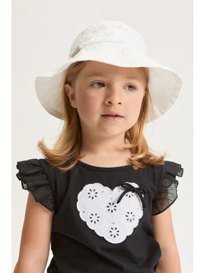 Monnalisa Sangallo Hat In White