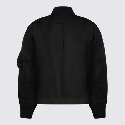 Sacai Jackets Blacks And Greys In Black