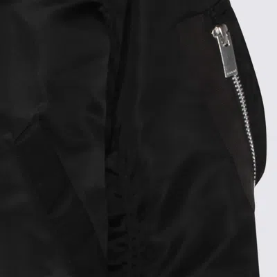 Sacai Jackets Blacks And Greys In Black