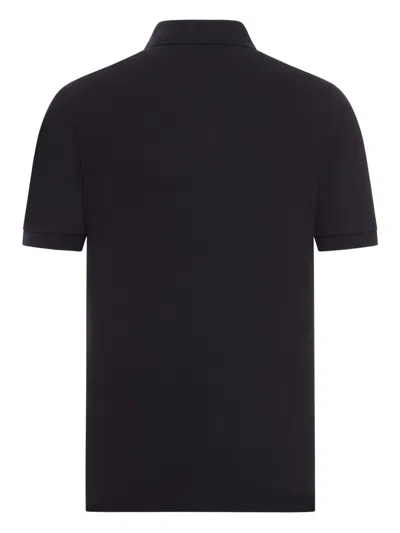 Stone Island Mens Black Brand-patch Regular-fit Stretch-cotton Polo Shirt Xl In Multi