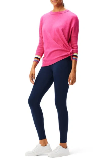 Nz Active By Nic+zoe Cool Down Color Pop Sweater In Pink