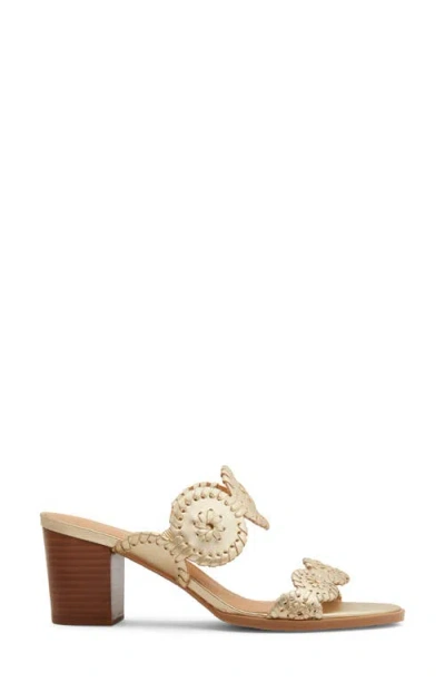 Jack Rogers Lauren Mid Heel In Gold