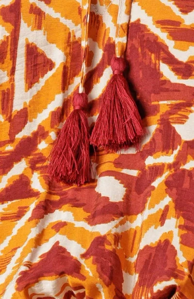 Flying Tomato Printed Tiered Dress In Multi