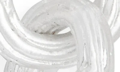 Karine Sultan Maritime Link Drop Earrings In Silver