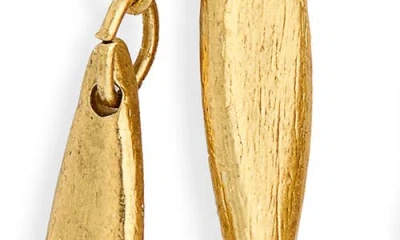 Karine Sultan Double Chain Drop Earrings In Gold