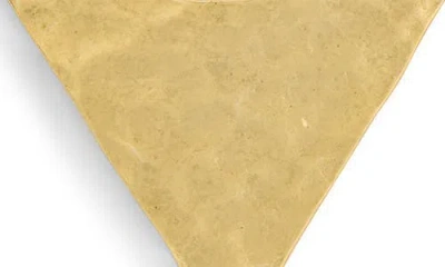 Karine Sultan Geometric Drop Earrings In Gold