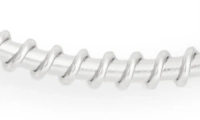 Karine Sultan Wrapped Open Teardrop Earrings In Silver