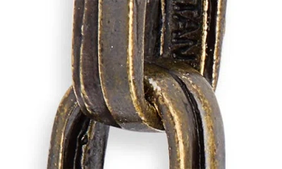 Karine Sultan Simple Double Link Drop Earrings In Gold