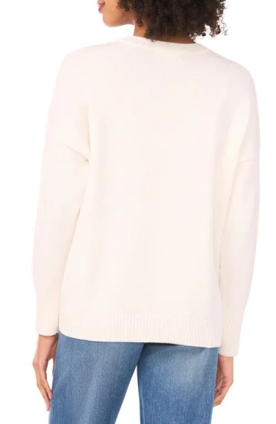 Cece Prosecco Please Cotton Sweater In Pink