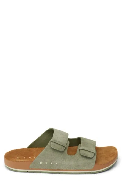 Reef Ojai Two-bar Slide Sandal In Green