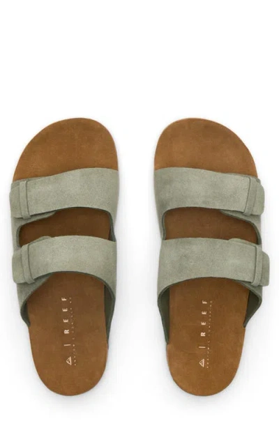 Reef Ojai Two-bar Slide Sandal In Green