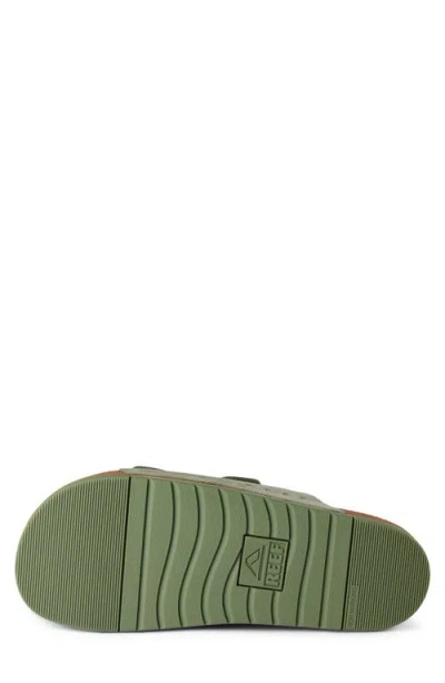 Reef Ojai Two-bar Slide Sandal In Green